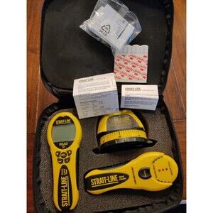 Strait-Line 3 Piece Laser Tool Kit - Foam Case - Instructions